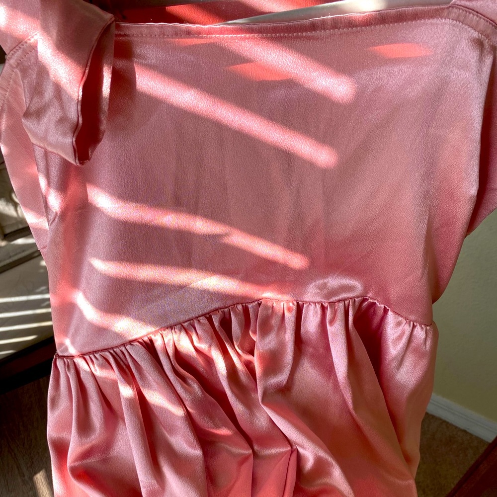 Satin Mauve Slip Dress